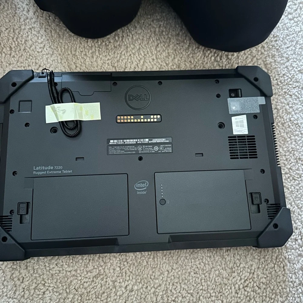 Latitude 7220 Rugged Extreme Tablet Dell Mounting hardware and docking station
